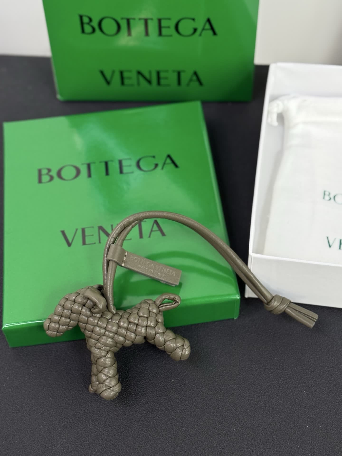 Bottega Veneta Wooly Dog Charm